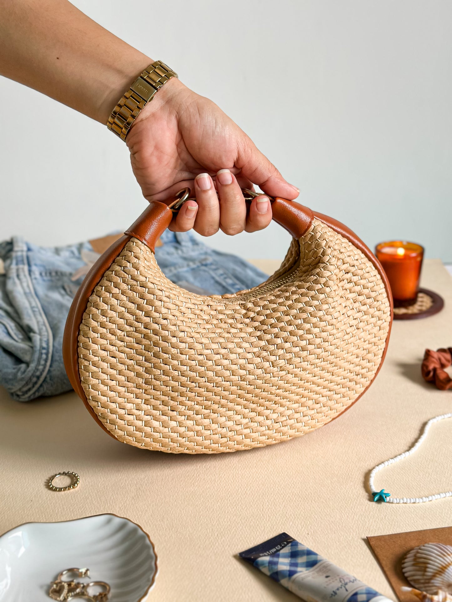 The Nido Bag - Where minimal meets coastal charm.