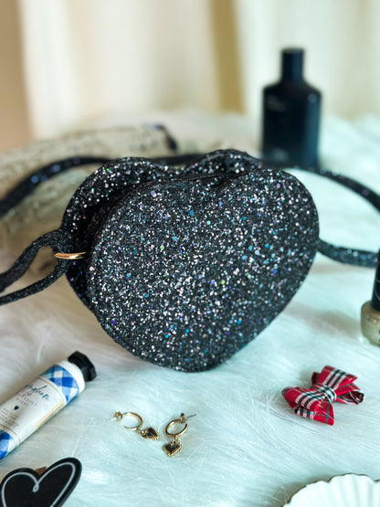 Midnight Sparkle Heart Sling