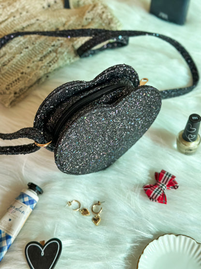 Midnight Sparkle Heart Sling