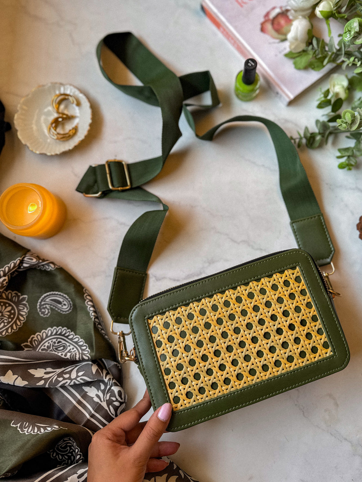 Green Rattan Bag – Store Adore